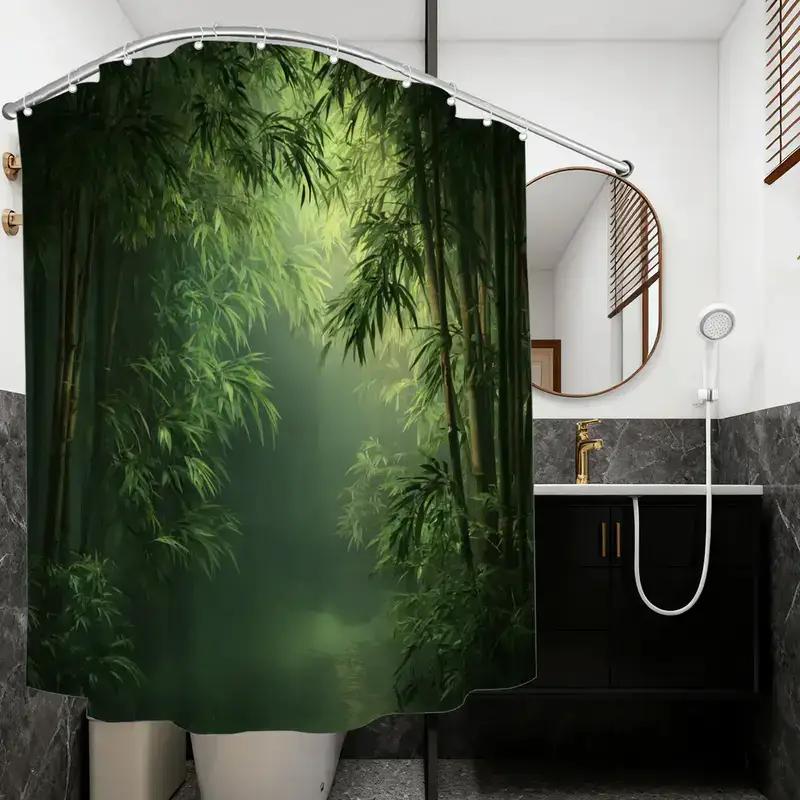 Banyo Duş Perdesi Bambu Ormanı - Spa Wellness Nature incelemesi ve fiyatı